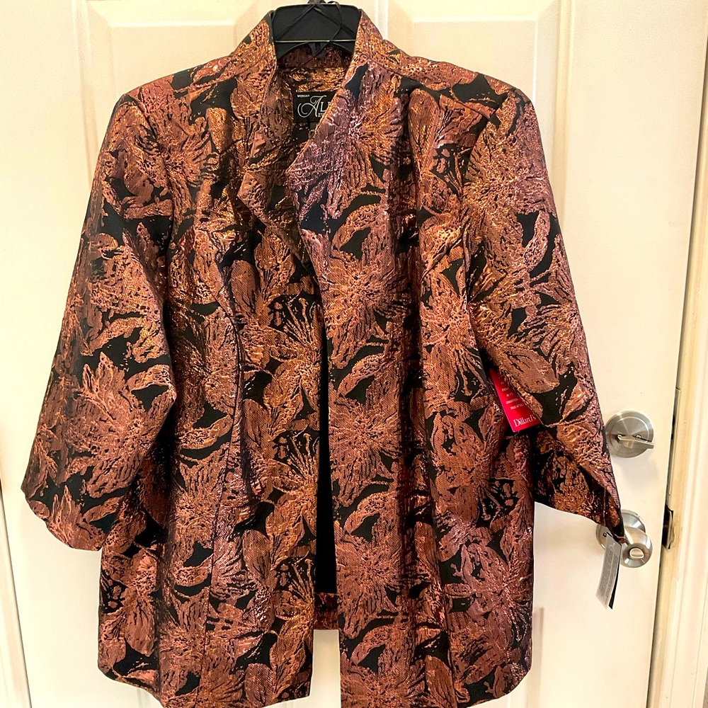 NWT Alex Evenings Woman 2pc Jacket and Tank Top Size 3X